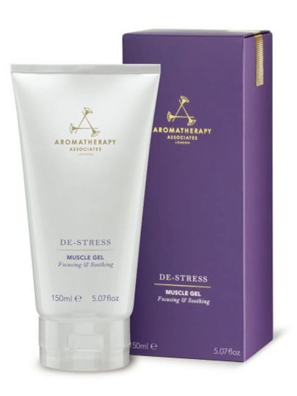 NEW Aromatherapy Associates De-Stress Muscle Gel 150ml 5.07 fl oz